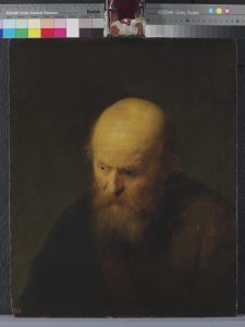 Rembrandt: Büste eines kahlköpfigen alten Mannes, 1632, Hessen Kassel Heritage
