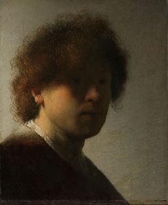 Rembrandt: Selbstbildnis, ca. 1628, Rijksmuseum Amsterdam.